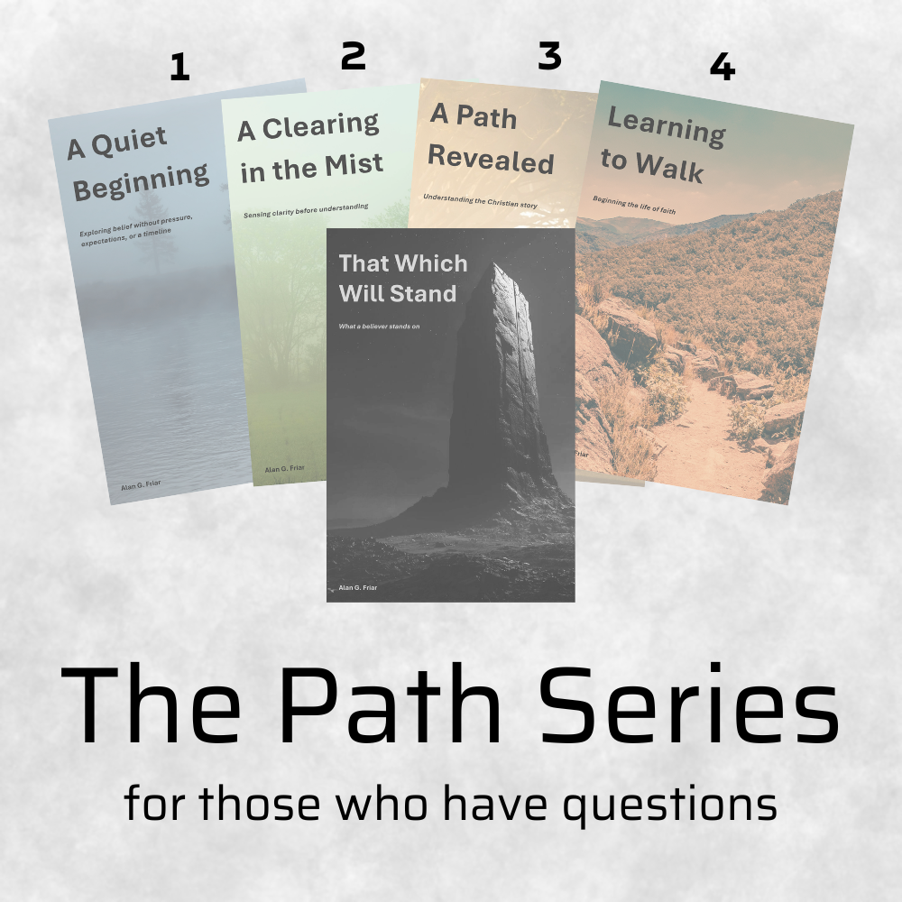 The Path Series — five books: A Quiet Beginning, A Clearing in the Mist, A Path Revealed, That Which Will Stand, Learning to Walk